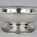 Gorham Sterling Silver Reticulated Footed Bowl Platter