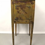19th Century Floral Hand-Painted Three-Draw Stand, Mid-1800s
