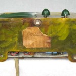 1938 Emerson AX-235 Catalin Bakelite Radio Green on Green