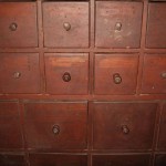 19th C. 32 Drawer Apothecary Cabinet With Original Finish