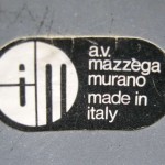 Hand Blown Glass Chandelier by Mazzega – Murano
