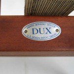 Folke Ohlsson for DUX Walnut Scissor Chairs