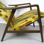 Mid-Century Folke Ohlsson DUX Recling Chair with Ottoman